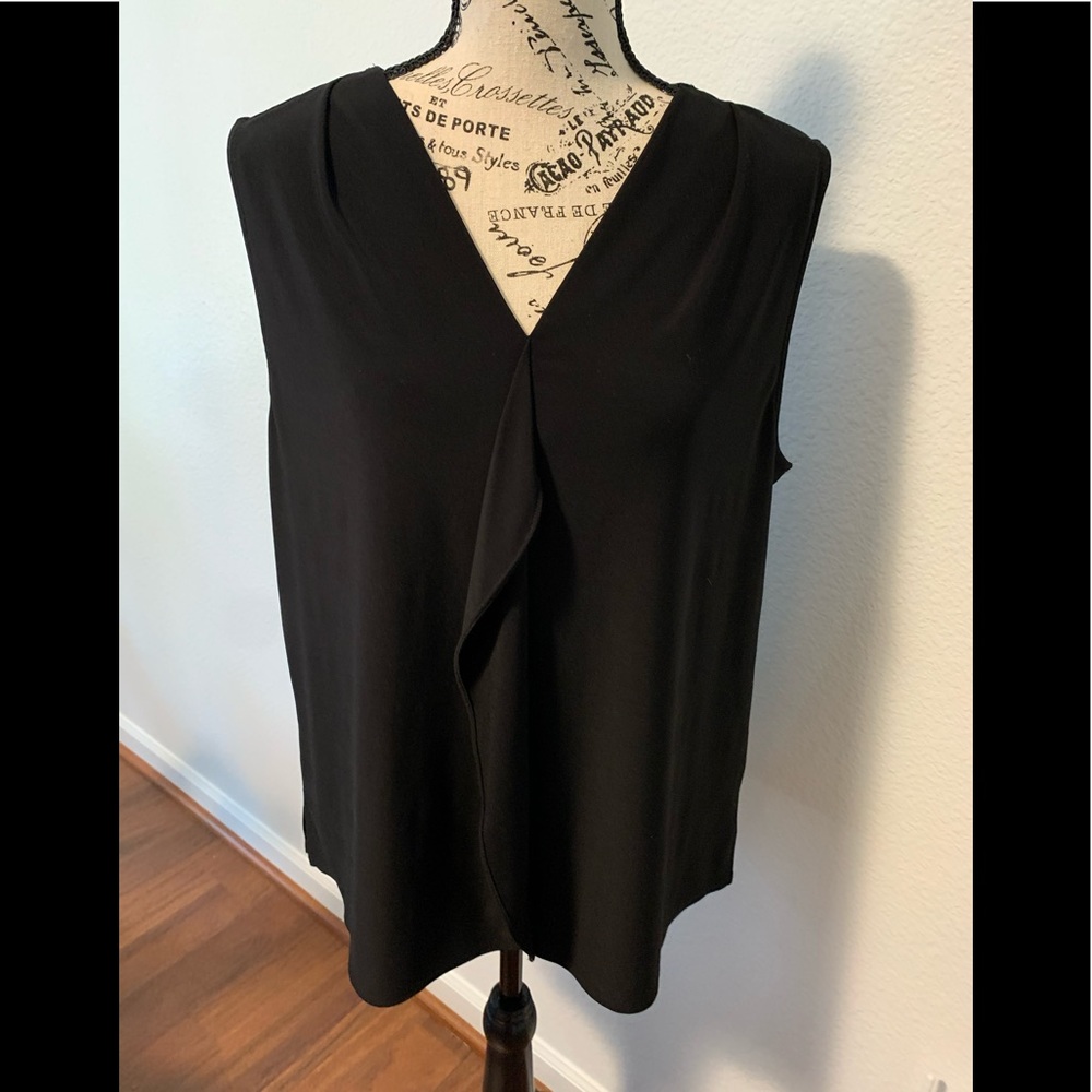 Business Casual Black Blouse Size XL